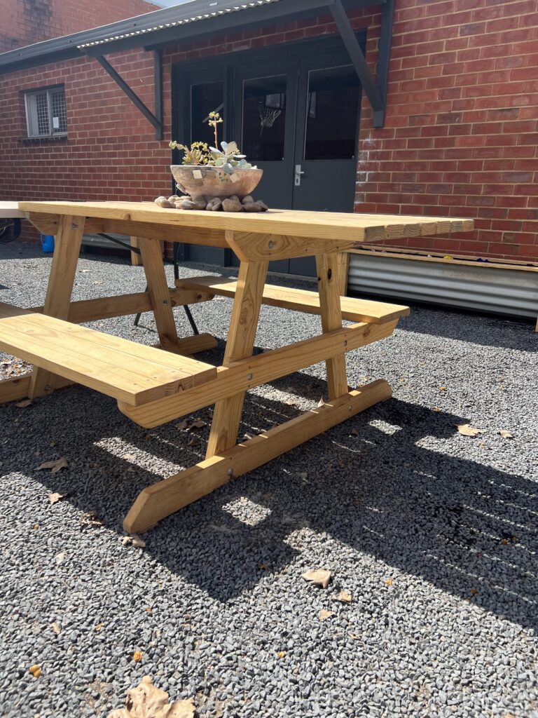 Handmade Picnic Table VMCH Social Enterprise Shop