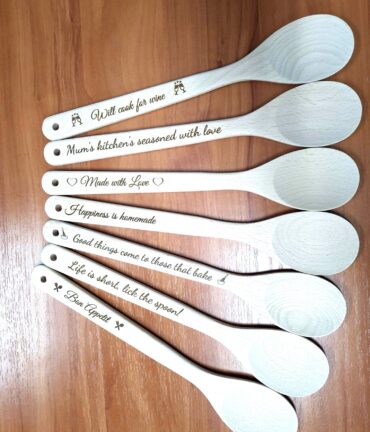 Engraved Wooden Spoons
